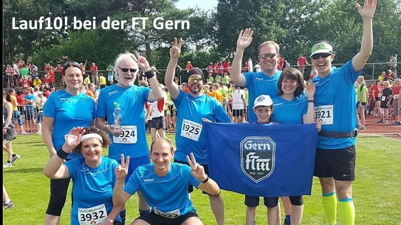 Die Laufgruppe auf unserer Homepage