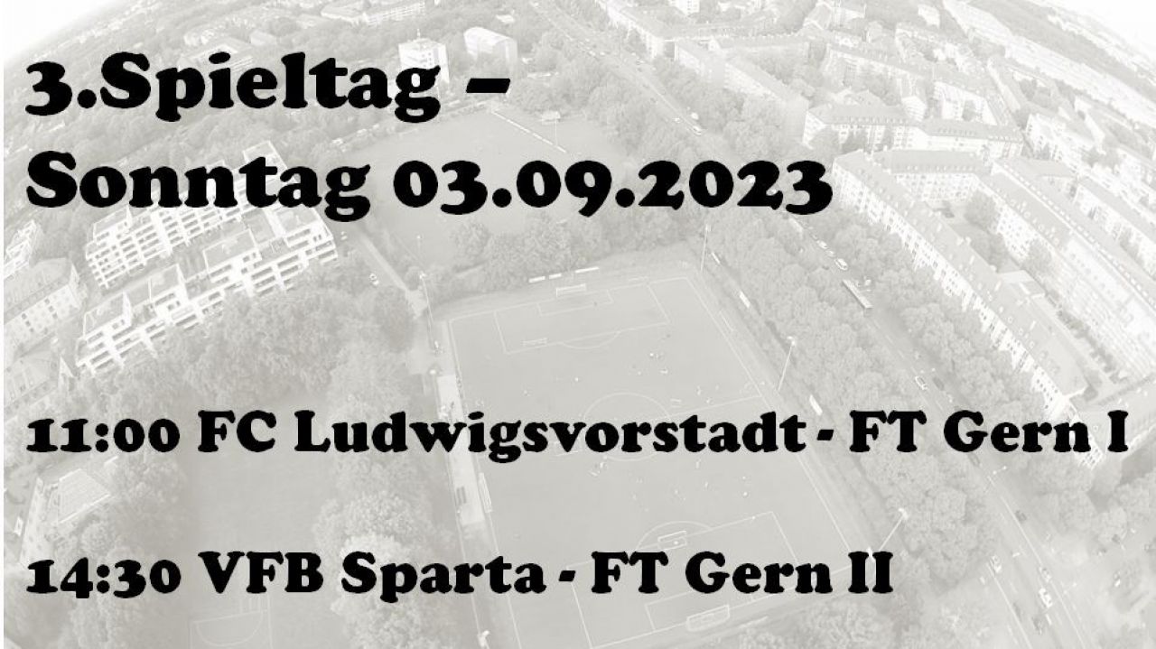 3. Spieltag Herren. Zweimal auswärts am Sonntag.