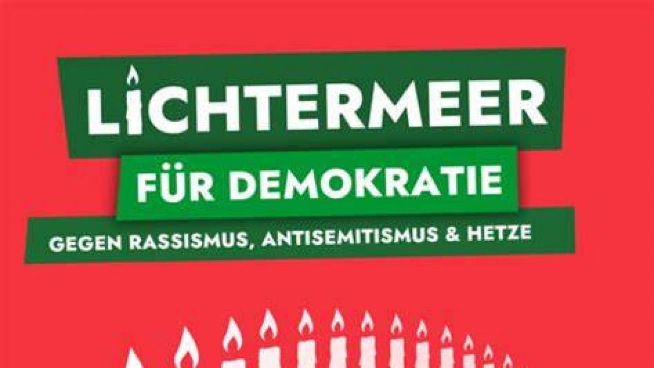Lichtermeer für Demokratie - es geht uns alle an!