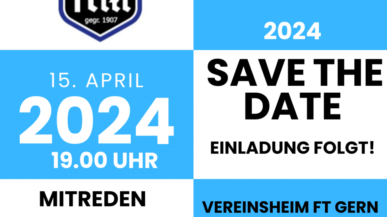 Kreuz im Kalender! Die Mitgliederversammlung 2024 ist terminiert!