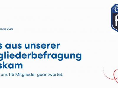 Mitgliederumfrage 2023 - die Ergebnisse