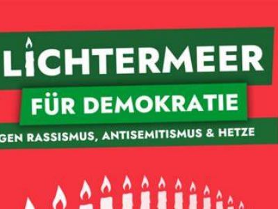 Lichtermeer für Demokratie - es geht uns alle an!