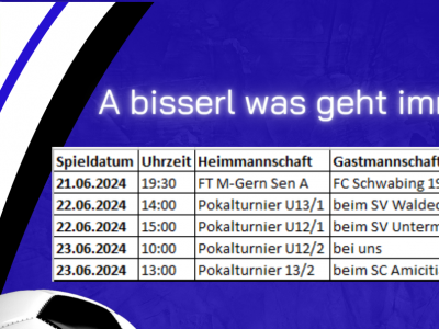 Wochenendspiele - immerhin a bisserl was!