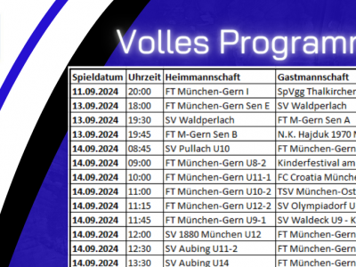 Weiter gehts - und los gehts bei der Jugend!