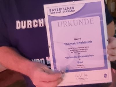 Was lange währt... Herzlichen Glückwunsch an Thomas Knoblauch